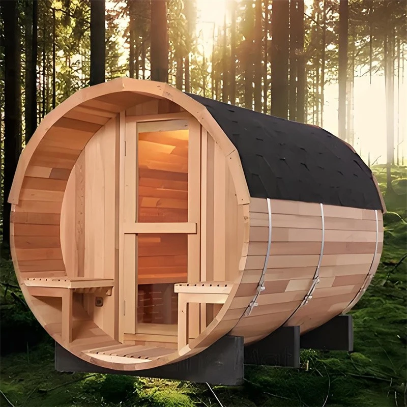 Wood Barrel Sauna high quality